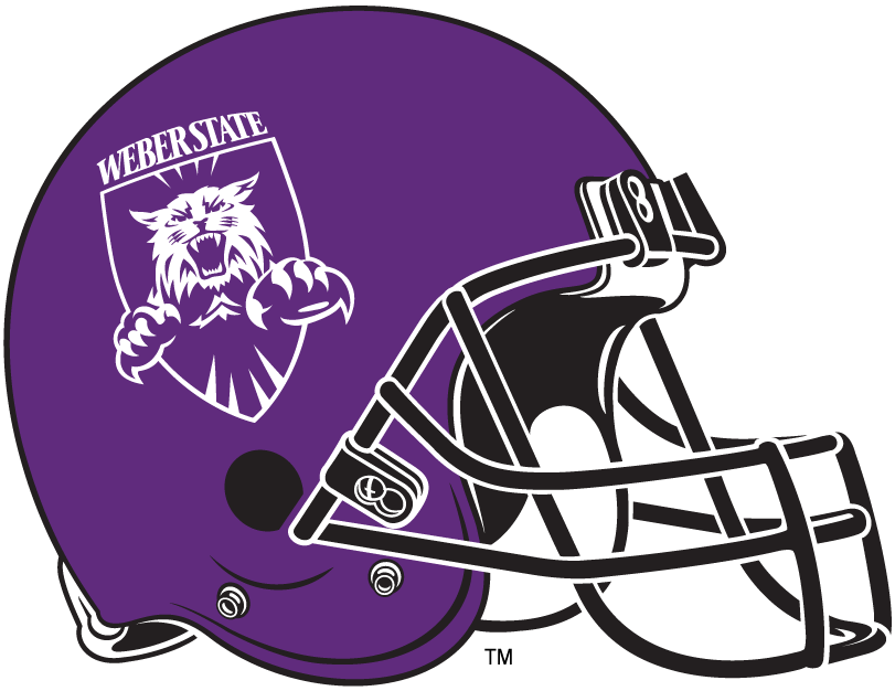 Weber State Wildcats 2006-2011 Helmet Logo iron on transfers for T-shirts